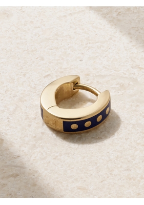 Foundrae - Karma Tenet 18-karat Gold And Ceramic Single Hoop Earring - One size