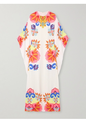 Borgo de Nor - Eloise Printed Crepe Maxi Dress - Multi - UK 6,UK 8,UK 10,UK 12,UK 14,UK 16