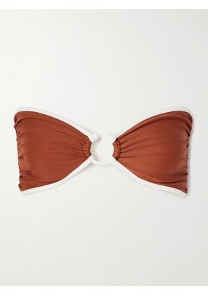 Johanna Ortiz - Intense Colorings Bandeau Bikini Top - Brown - x small,small,medium,large