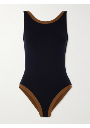 Eres - Sombrero Two-tone Swimsuit - Black - FR38,FR40,FR42,FR44