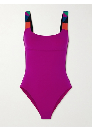 Eres - Tempo Patchwork Swimsuit - Pink - FR38,FR40,FR42,FR44,FR46