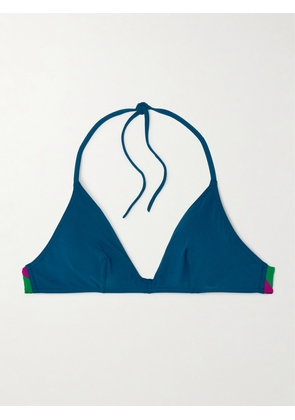 Eres - Cubisme Patchwork Triangle Bikini Top - Blue - FR36,FR38,FR40,FR42,FR44