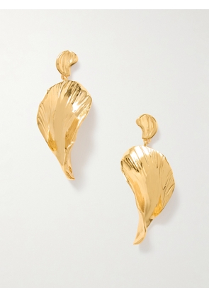 Oscar de la Renta - Petal Gold-tone Earrings - One size