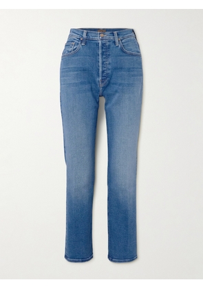 Mother - Tripper Ankle High-rise Straight-leg Stretch Jeans - Blue - 23,24,25,26,27,28,29,30,31,32