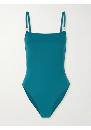 Lido - Sessantasette Chain-embellished Swimsuit - Blue - x small,small,medium,large,x large