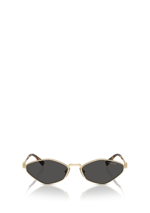 Miu Miu Eyewear Mu 56Zs Pale Gold Sunglasses