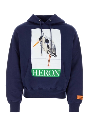 Heron Preston Navy Blue Cotton Sweatshirt