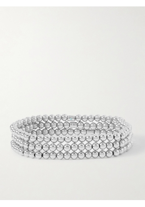Roxanne Assoulin - Baby Bubble Set Of Three Silver-tone Bracelets - One size