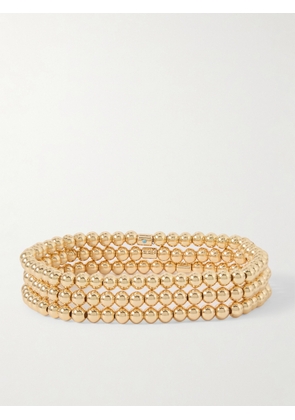 Roxanne Assoulin - Baby Bubble Set Of Three Gold-tone Bracelets - One size