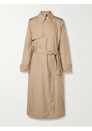 Moncler - Barbentane Belted Double-breasted Padded Shell Down Trench Coat - Neutrals - 00,0,1,2,3,4