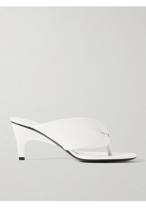 The Attico - Rem Padded Leather Mules - White - IT36,IT37,IT37.5,IT38,IT38.5,IT39,IT40,IT41