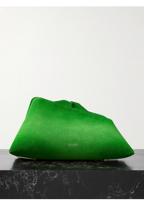 The Attico - 8.30 Pm Suede Clutch - Green - One size