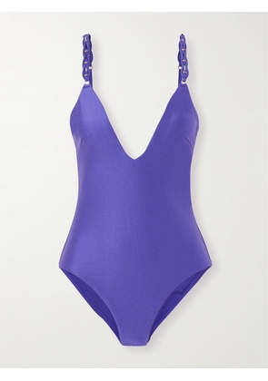 Zimmermann - Embellished Swimsuit - Blue - 0,1,2,3,4