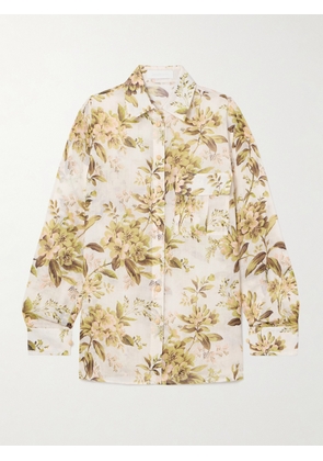 Zimmermann - Golden Floral-print Ramie Shirt - Multi - 00,0,1,2,3,4