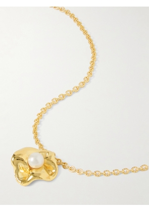 Completedworks - Unity Recycled Gold Vermeil Pearl Necklace - One size