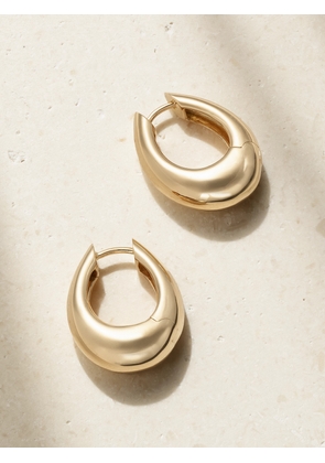 Ananya - Chakra Icon 18-karat Gold Hoop Earrings - One size