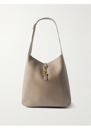 SAINT LAURENT - Le 5 À 7 Supple Large Leather Shoulder Bag - Gray - One size
