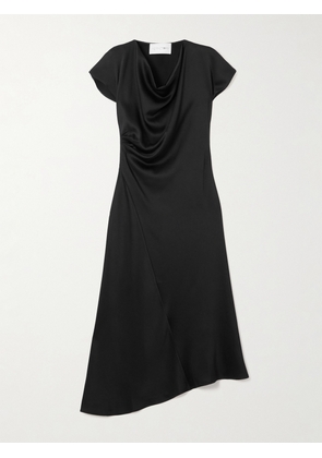 AZ Factory - + Lutz Huelle Dee Asymmetric Gathered Crepe Dress - Black - FR34,FR36,FR38,FR40,FR42