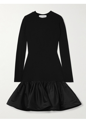 AZ Factory - Larissa Satin-trimmed Jersey Mini Dress - Black - FR34,FR36,FR38,FR40,FR42
