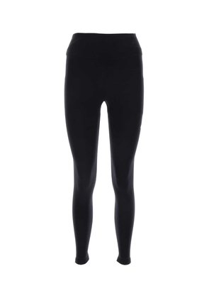 Balenciaga Black Stretch Nylon Leggings