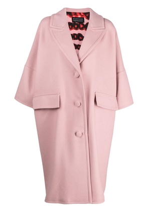 Gianluca Capannolo three-quarter sleeved buttoned coat - Pink