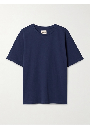 KHAITE - Mae Cotton-jersey T-shirt - Blue - x small,small,medium,large,x large
