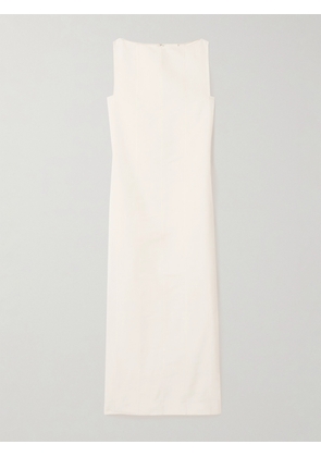 KHAITE - Martay Cotton-poplin Midi Dress - Cream - US0,US2,US4,US6,US8,US10,US12