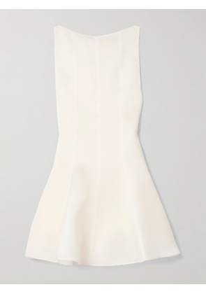 KHAITE - Mags Silk-gazar Mini Dress - Cream - US0,US2,US4,US6,US8,US10