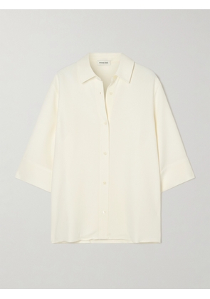 Anine Bing - Mary Crepe Shirt - Ivory - x small,small,medium,large