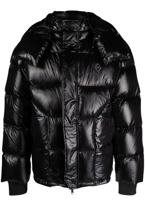 A-COLD-WALL* Alto hooded quilted down jacket - Black