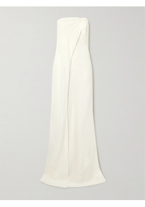 Ralph Lauren Collection - Brigitta Strapless Knotted Voile Gown - White - US0,US2,US4,US6,US8