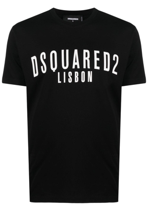 DSQUARED2 logo-print cotton T-shirt - Black
