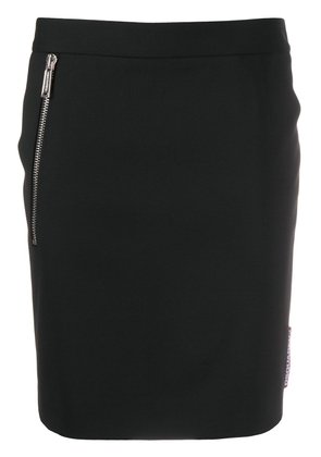 DSQUARED2 logo tag fitted skirt - Black