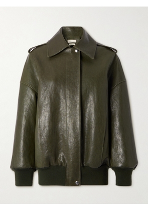 Alexander McQueen - Textured-leather Jacket - Green - IT38,IT40,IT42
