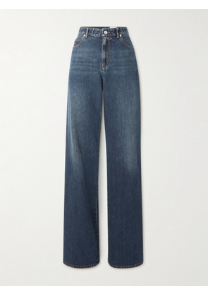 Alexander McQueen - High-rise Wide-leg Jeans - Blue - 25,26,27,28,29,30,31