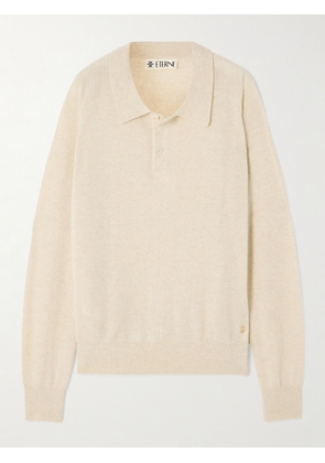 ÉTERNE - Brady Cashmere Polo Sweater - Neutrals - XS/S,M/L,L/XL