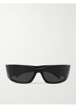 Prada Eyewear - Rectangular-frame Acetate Sunglasses - Black - One size