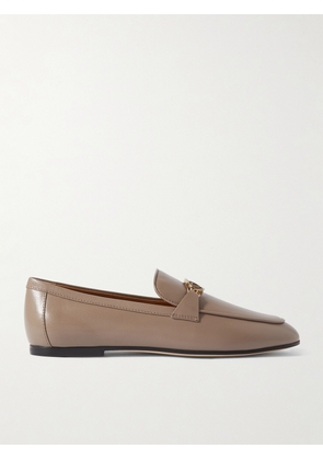 Tod's - Embellished Leather Loafers - Brown - IT36,IT36.5,IT37,IT37.5,IT38,IT38.5,IT39,IT39.5,IT40,IT40.5,IT41,IT41.5,IT42