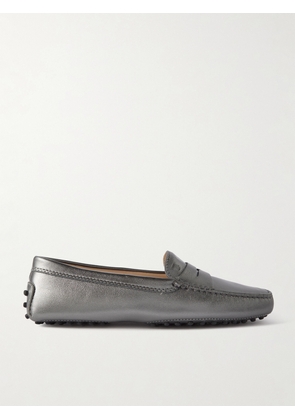 Tod's - Gommino Metallic Leather Loafers - Silver - IT36,IT36.5,IT37,IT37.5,IT38,IT38.5,IT39,IT39.5,IT40,IT40.5,IT41,IT42