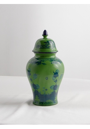 GINORI 1735 - Potiche Porcelain Vase - Green - One size