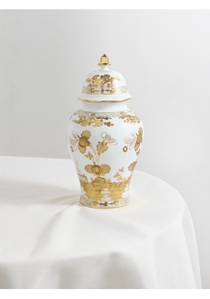 GINORI 1735 - Potiche Gold-plated Porcelain Vase - One size