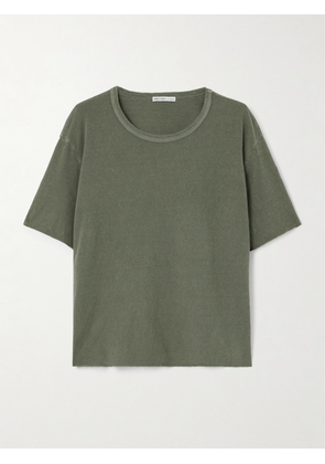 James Perse - Slub Cotton-jersey T-shirt - Green - 0,1,2,3,4