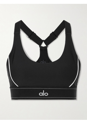 Alo Yoga - Airlift Suit Up Stretch Sports Bra - Black - x small,small,medium,large