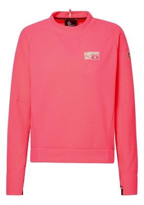 Moncler Grenoble Neon Fuchsia Micro Fleece Sweatshirt