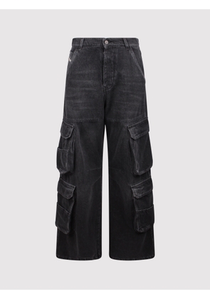 Diesel Low-Waisted Cargo Jeans