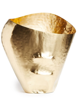 Tom Dixon hammered Bash vase - Gold
