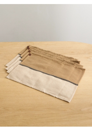 Hunting Season - Set Of Four Cotton Placemats - White - One size