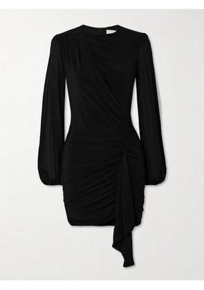 Isabel Marant - Vinia Cutout Ruched Stretch-jersey Mini Dress - Black - FR34,FR36,FR38,FR40,FR42,FR44