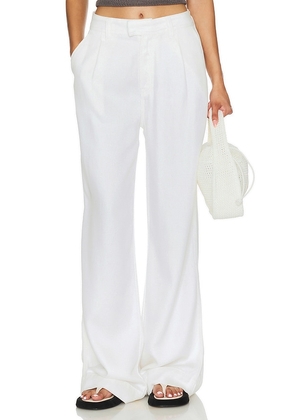 7 For All Mankind Pleated Wide Leg in White. Size 24, 25, 26, 27, 28, 29, 30, 31, 32.