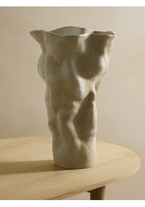 L'Objet - Timna Tall Porcelain Vase - Neutrals - One size